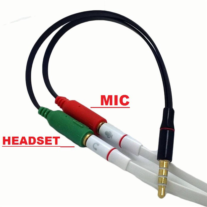 KABEL JACK 3.5MM SPLITTER - EARPHONE EXTENSION