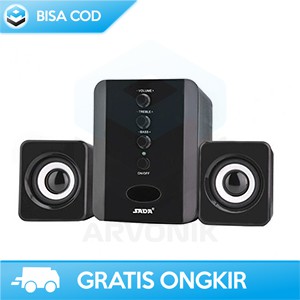 SPEAKER SUBWOOFER 6 INCH ORIGINAL SADA D-202 AKTIF STEREO 2.1 BASS
