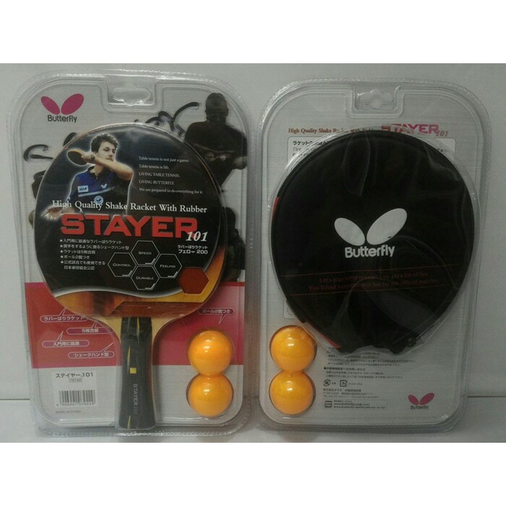 Bet Pingpong Butterfly Stayer 101 Blade Tenis Meja