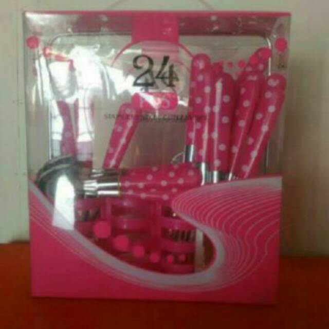 Sendok polkadot pink
