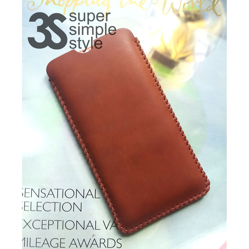 Leather case pouch Oppo Reno sarung HP android 6,4 inch Sleeve