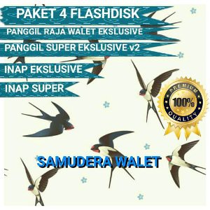 PAKET 4 FLASHDISK Suara Panggil Walet dan Inap Walet Berkualitas