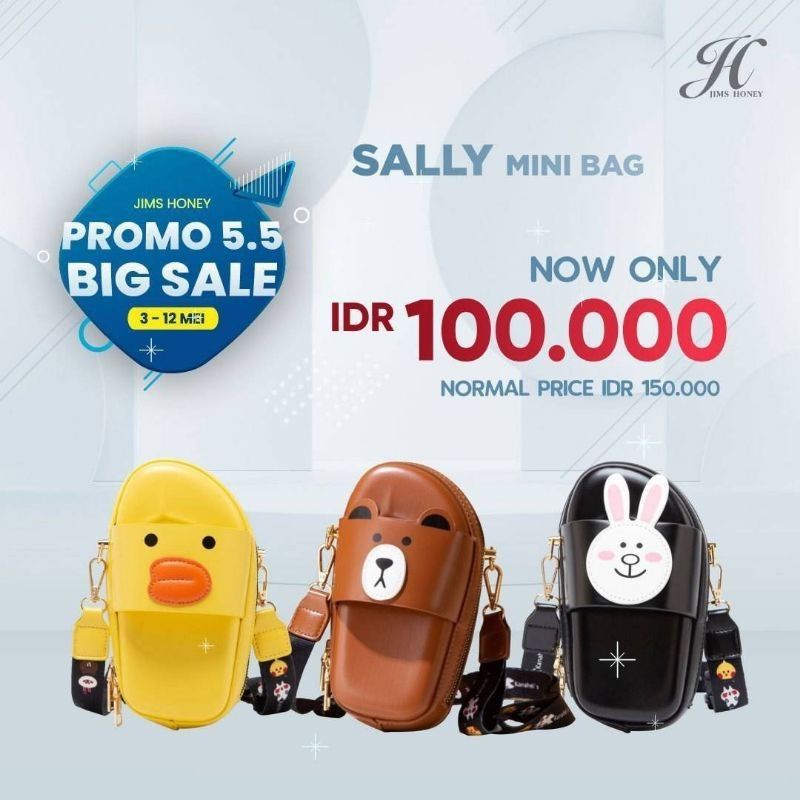 Tas Selempang Sally Mini Bag Jims Honey Original