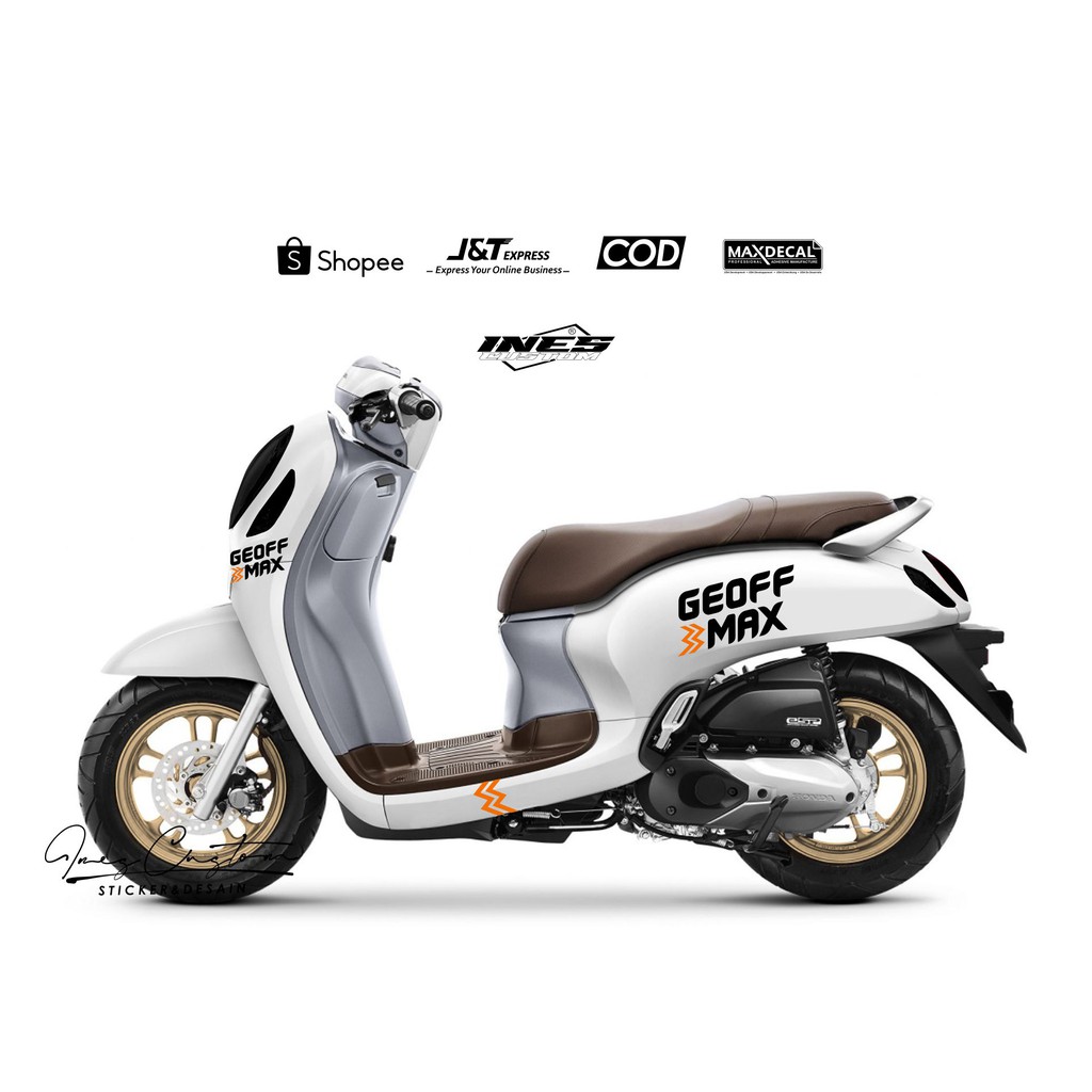 Striping scoopy 2021 stiker cutting scoopy prestige geofmaxx