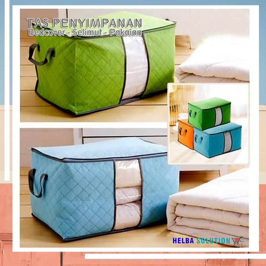 Tempat Penyimpanan Selimut Bedcover Pakaian Tas Multifungsi STORAGE BAG 99 Organizer