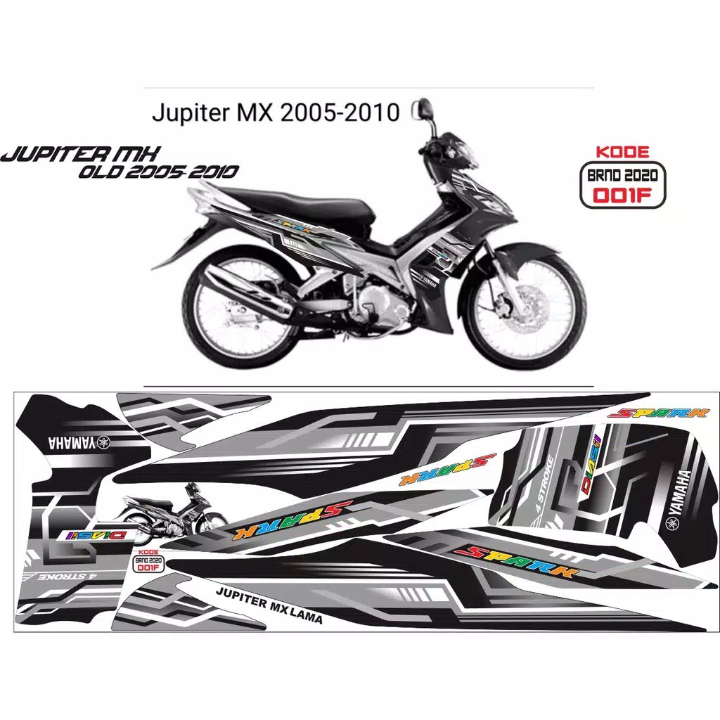 striping jupiter mx lama 2006-2010 / decal jupiter mx lama 2006-2010 / variasi jupiter mx lama 2006-