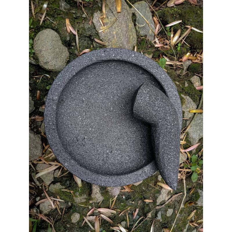 Cobek batu asli dan ulekan super magelang