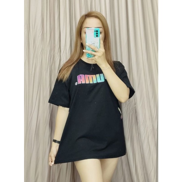 BAJU KAOS WANITA CEWEK MOTIF TERBARU PUMA BLACK