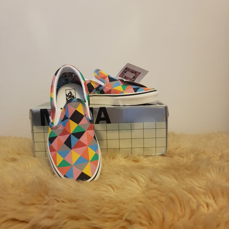 vans x moma classic slip on original authentic size 38