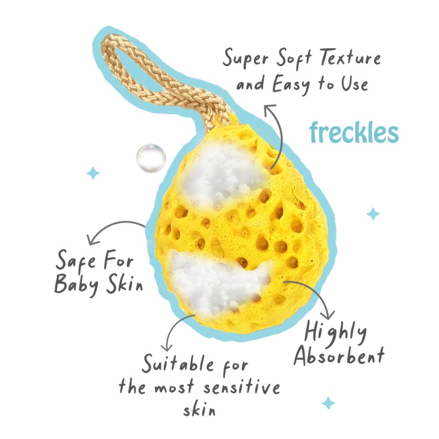 FRECKLES NATURAL BABY BATH SPONGE