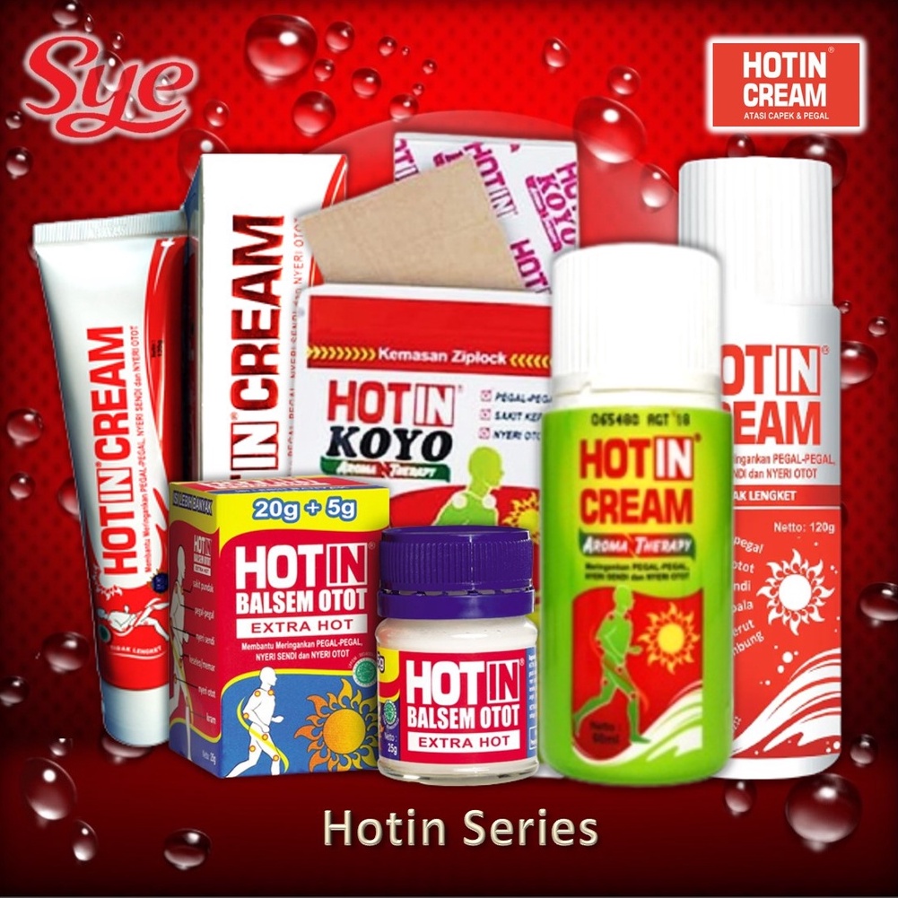 BPOM HOTIN SERIES / HOTIN CREAM TUBE / HOTIN KOYO / SYE