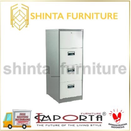 Lemari Arsip 4 Laci Importa FC S4 BT/ Brankas Kabinet/Filling Cabinet