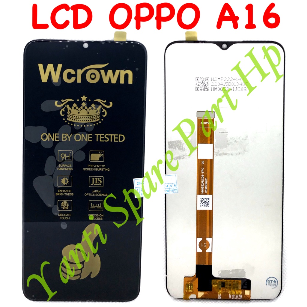 Lcd Touchscreen Oppo A16 Realme C25 C25S Narzo 50A Original Fullset New