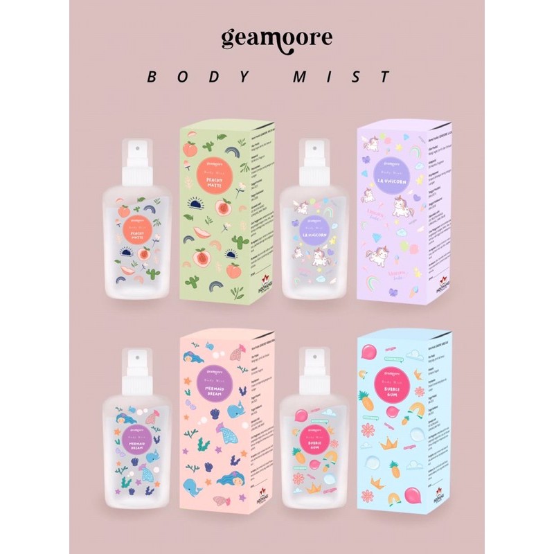 (BISA COD) BODY MIST BY GEAMOORE