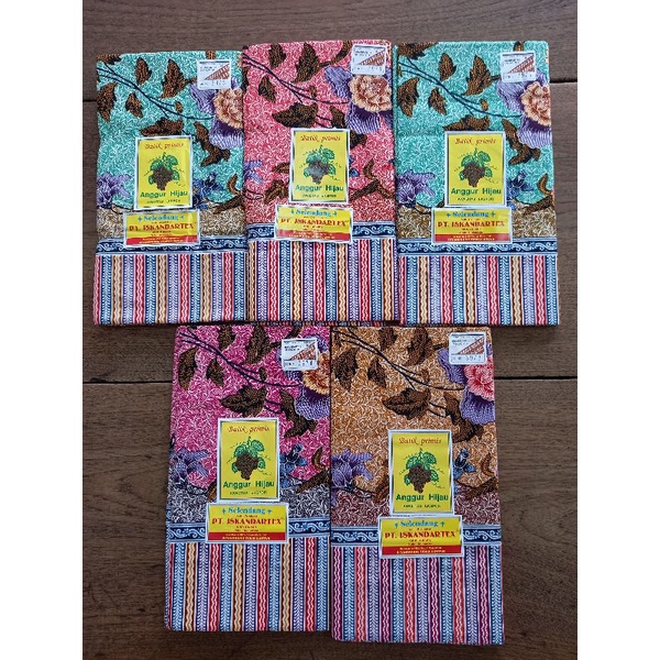 Selendang Jarik Anggur Hijau Kain Gendongan Bayi Bagus Halus