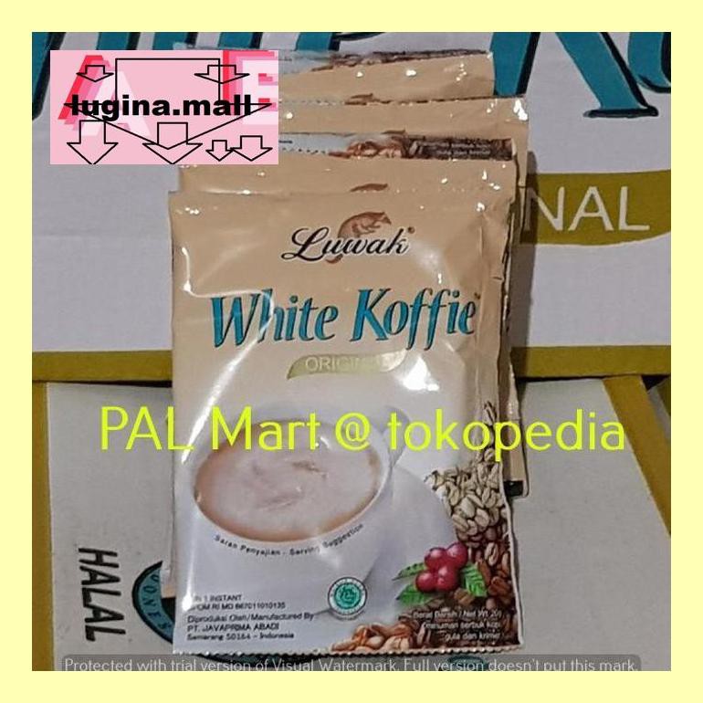 

Koptlopoc Luwak White Koffie 1 Renceng / 10 Sachet / Pcs / Kopi Coffee S53Mod5Sc