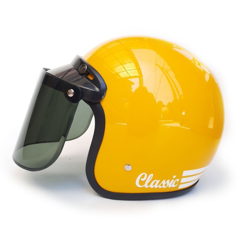 Harga Helm Bogo Kaca Datar Shopee / HELM BOGO RETRO SNI ...