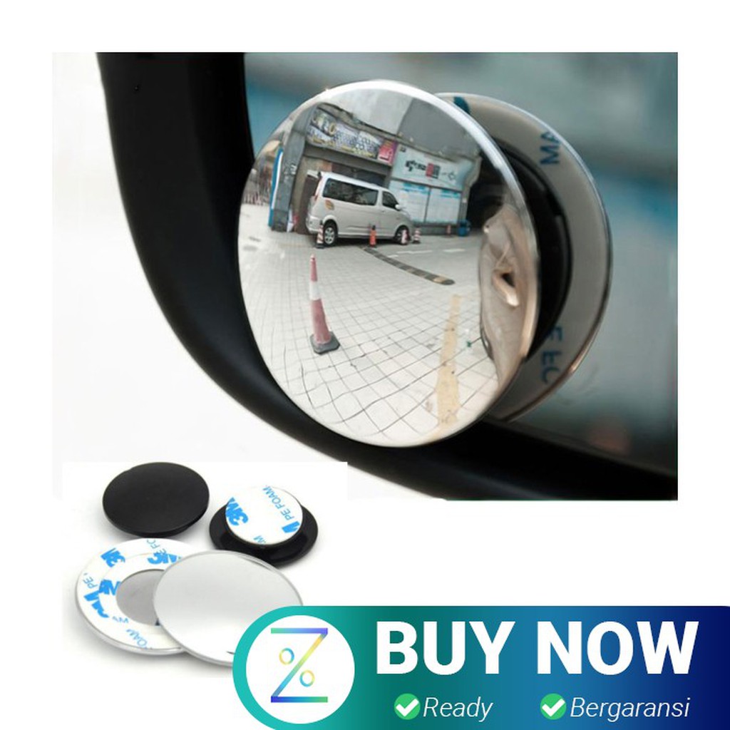 Kaca Spion Cembung Wide Angle 2 PCS - XYJ0027 - Silver