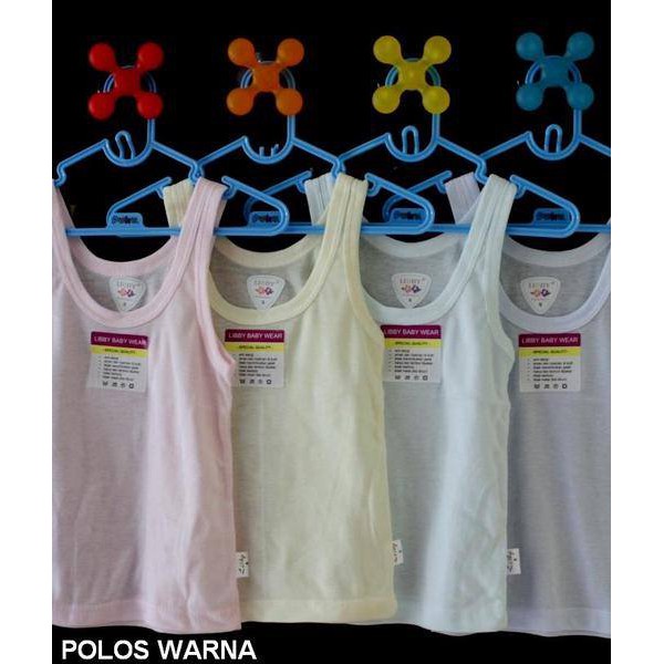 LIBBY SINGLET POLOS DAN WARNA SIZE BIG / PERLENGKAPAN NEWBORN