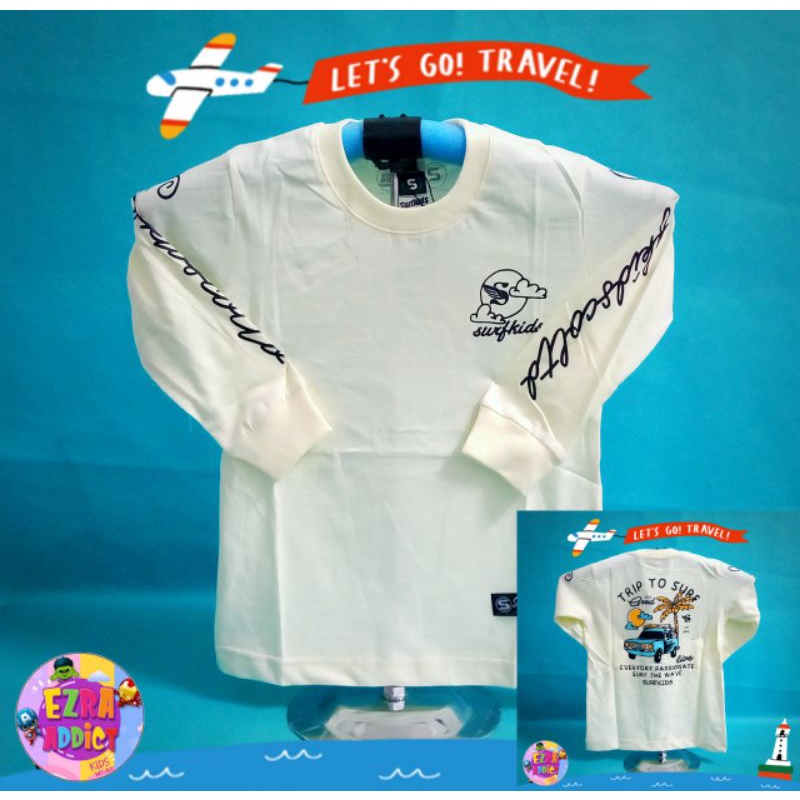 ORIGINAL Surfkids - Umur 1 2 3 4 5 6 7 8 tahun - Baju Distro Anak - Surfkids Gading - Kaos Distro An