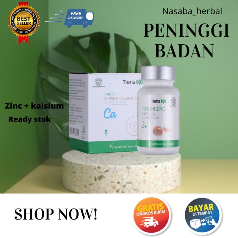 

(COD) OBAT PENINGGI BADAN TIENS PERAWATAN BADAN KESEHATAN || SUSU NHCP DAN ZINC