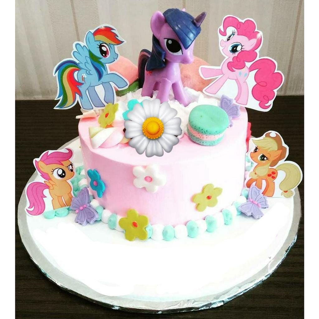 Mainan little pony ukuran sedang