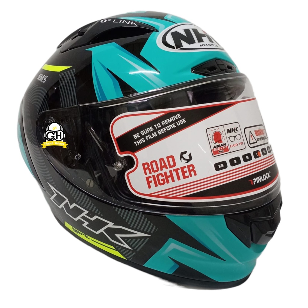 NHK HELM GPR TECH STREET NMS BLACK TOSCA GLOSSY GP R TECH