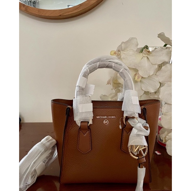MK Kris Small Leather Satchel