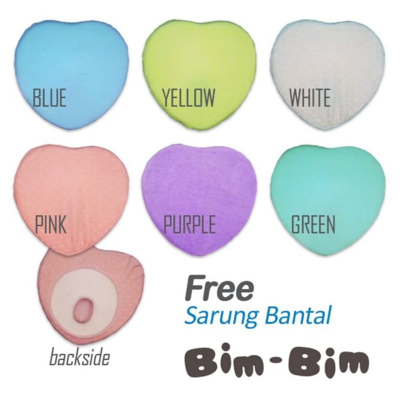 BimBim Memory Foam Premium Bantal Peang Free Cover Bantal Peyang