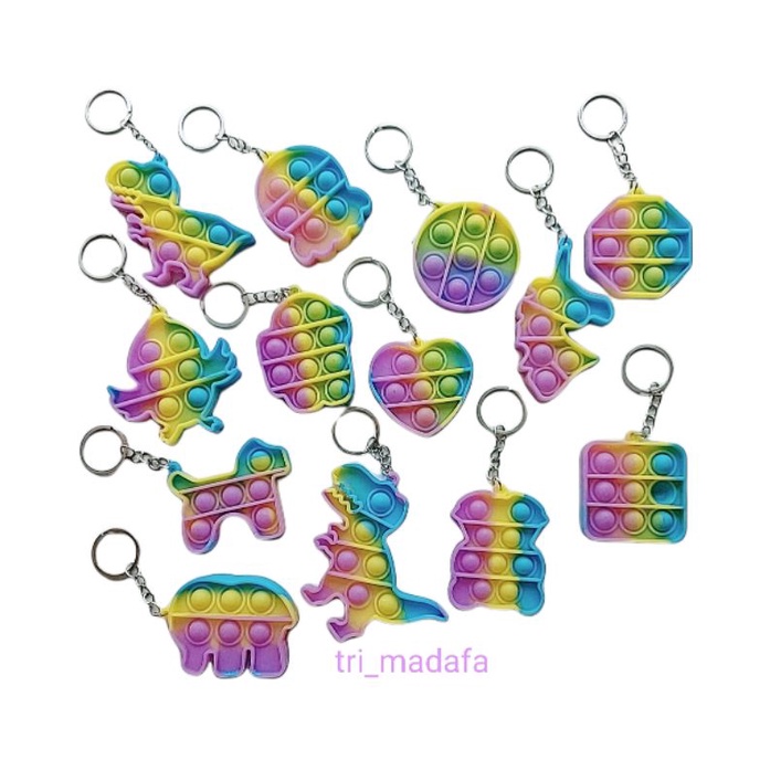 Gantungan Kunci Popit,Gantungan konci Popit Mini,Gantungan kunci popit Fidget