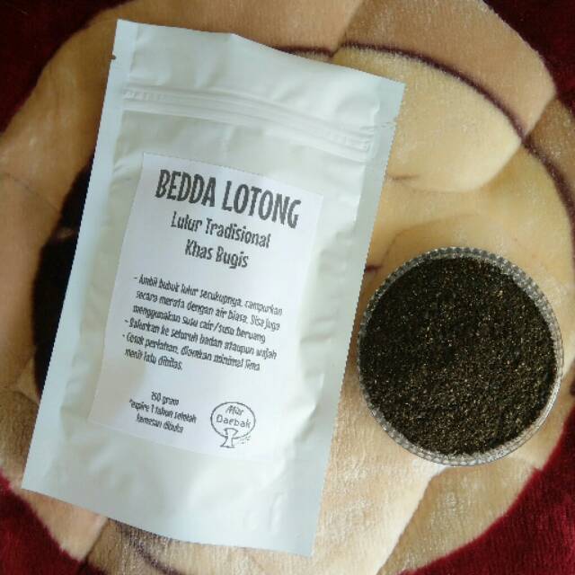 Bedda lotong bubuk 150 gr lulur tradisional khas Bugis