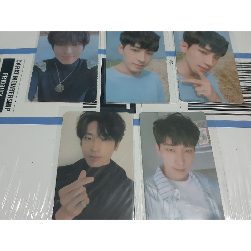 OFFICIAL PHOTOCARD (PC) WONWOO SEVENTEEN YOU MAKE MY DAWN & YOU MAKE MY DAY