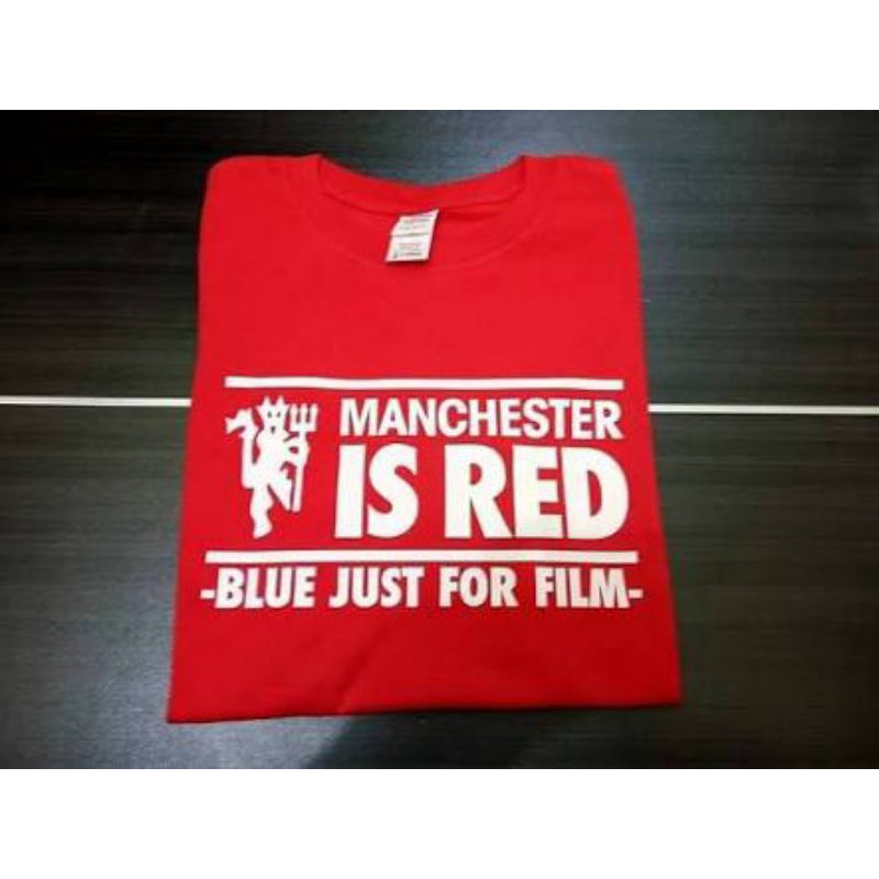 kaos Manchester is red baju distro Manchester