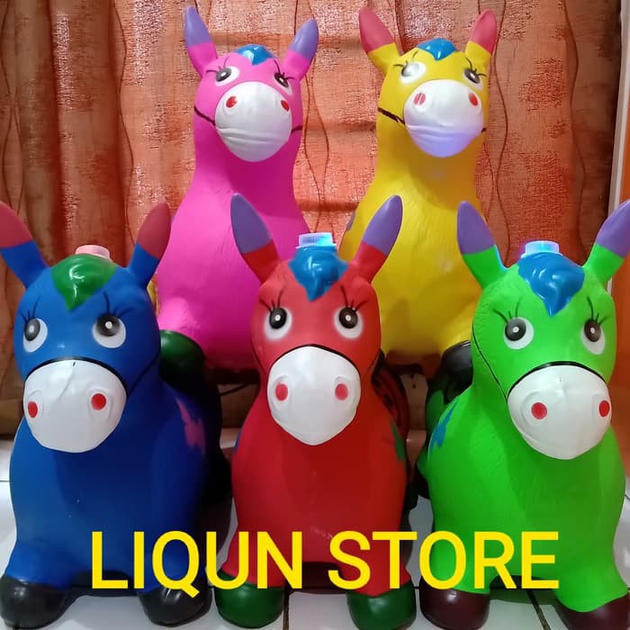 Animal Jumping / Jumping Animal Music - Mainan Tunggang Kuda Kudaan Karet