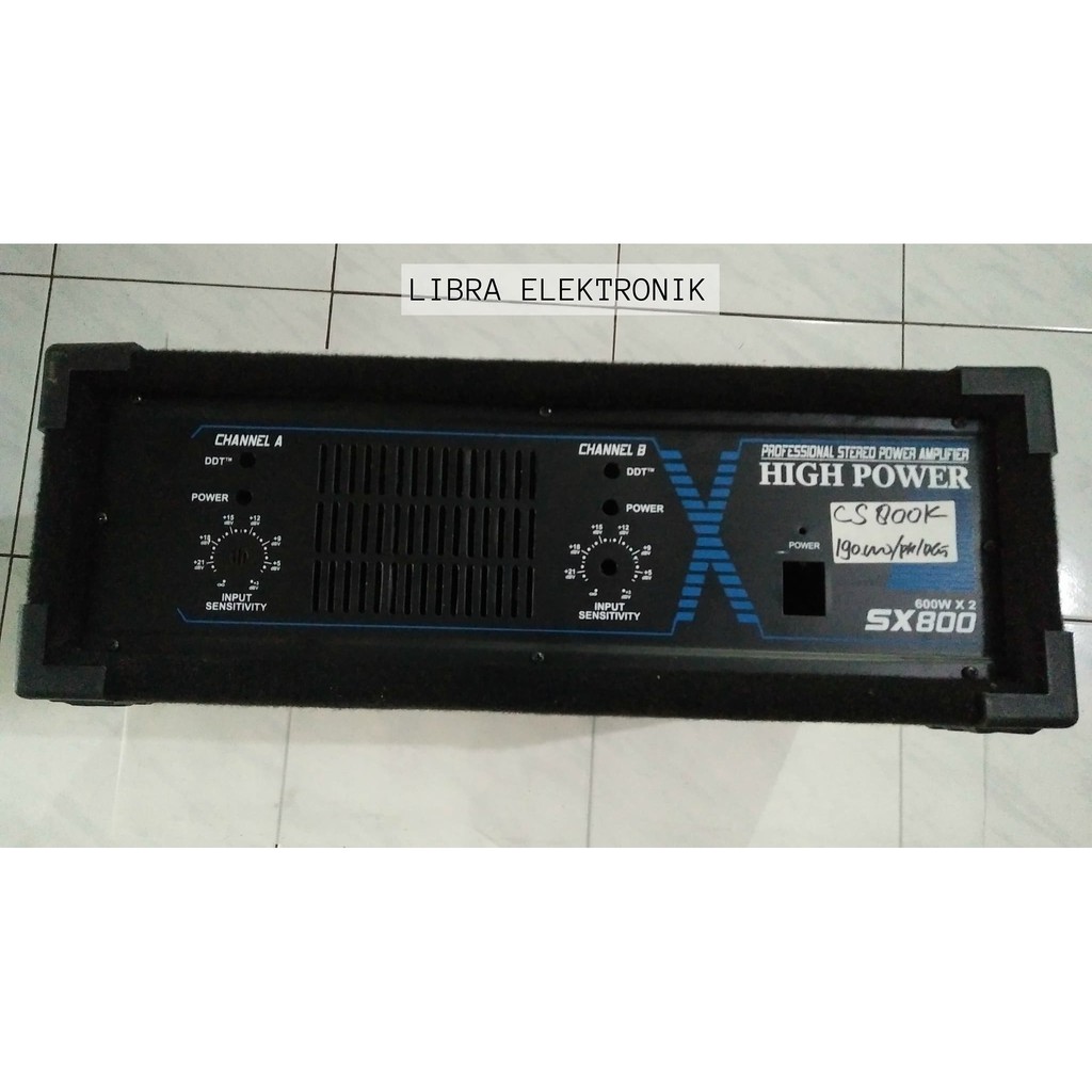 Box Power SX800 Kayu Wood Tebal Karpet