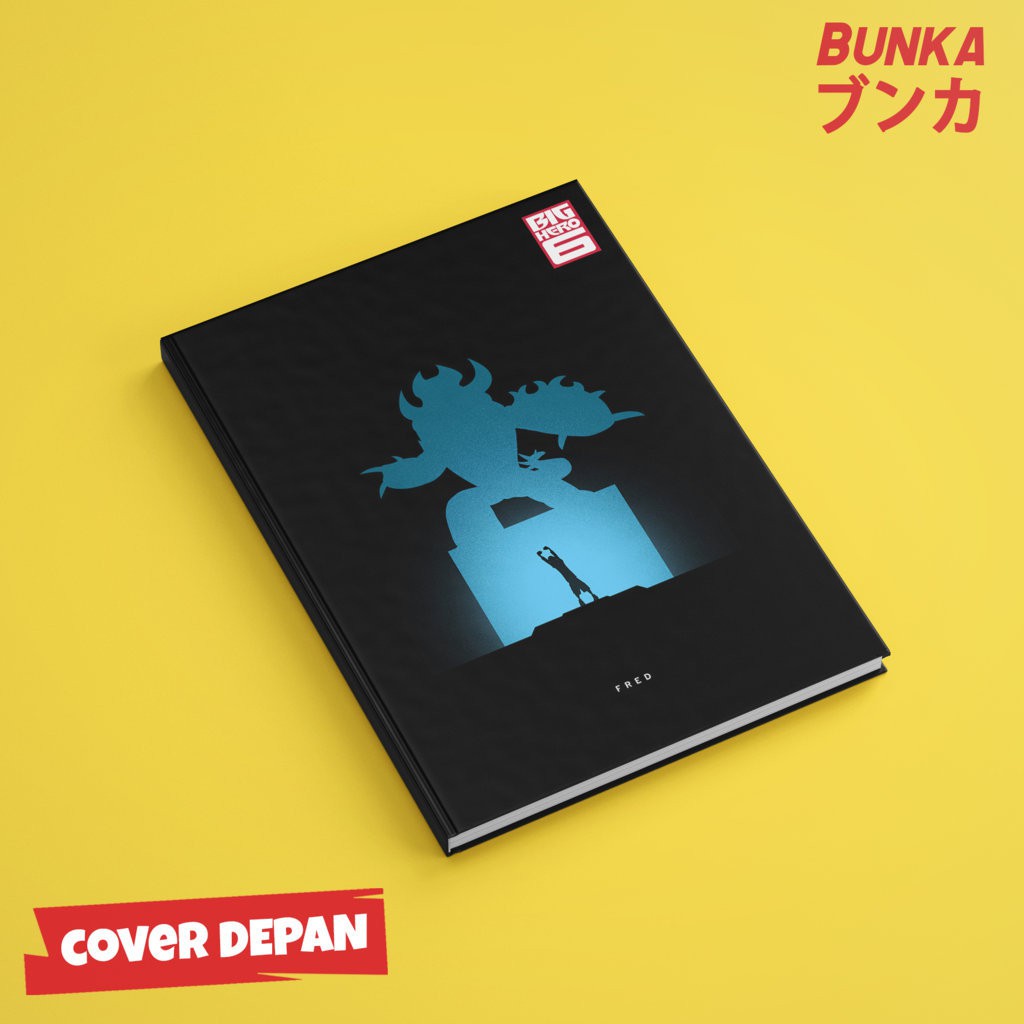 

Notebook Big Hero Six Fred Hardcover A5 Buku Tulis Catatan Note Agenda Planner Jurnal