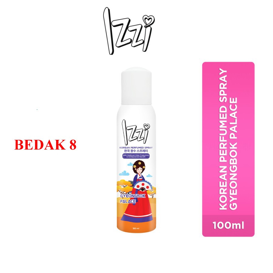 IZZI Korean Perfumed Spray 150 Ml/Gyeongbok Palace/Everland Park/Nami