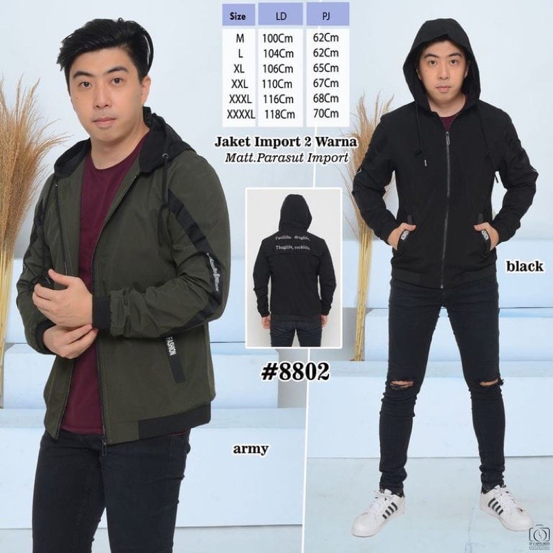 JAKET HOODIE PRIA ALA KOREA IMPOR