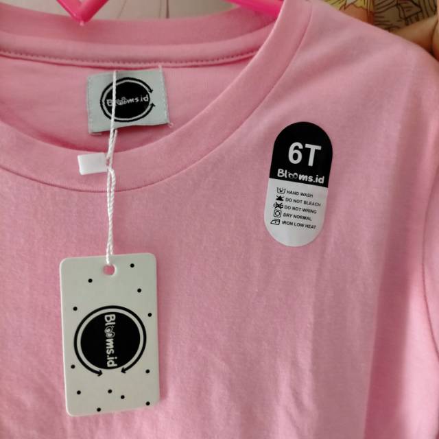 Gamis anak blooms.id warna pink size 6