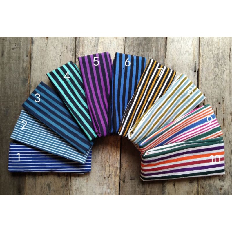 Kain Batik Cap Lurik / Kain Lurik / Kain Lurik Modern