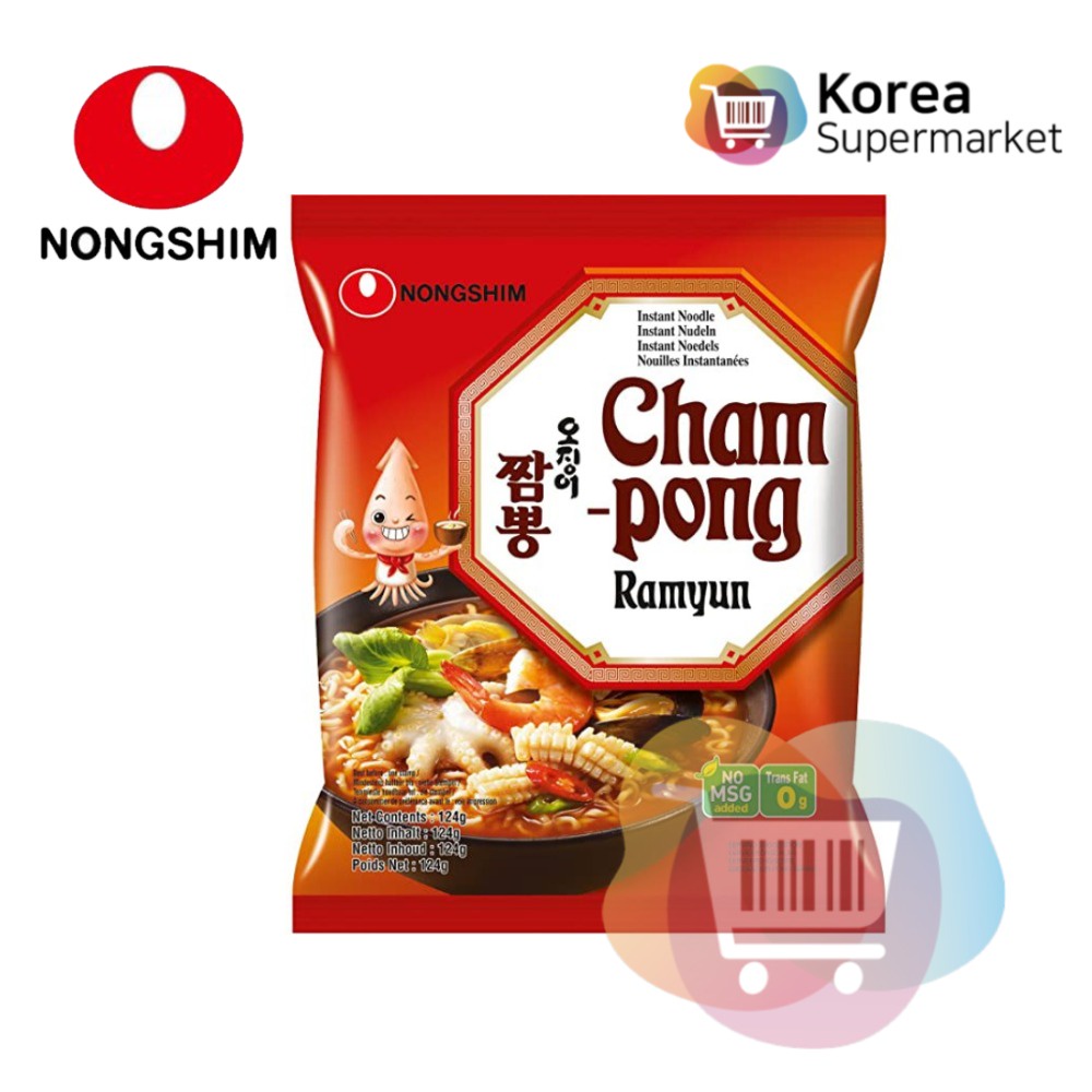 [PRODUK DISKON] Nongshim Champong Mie Instan Cumi-Cumi 124 gr