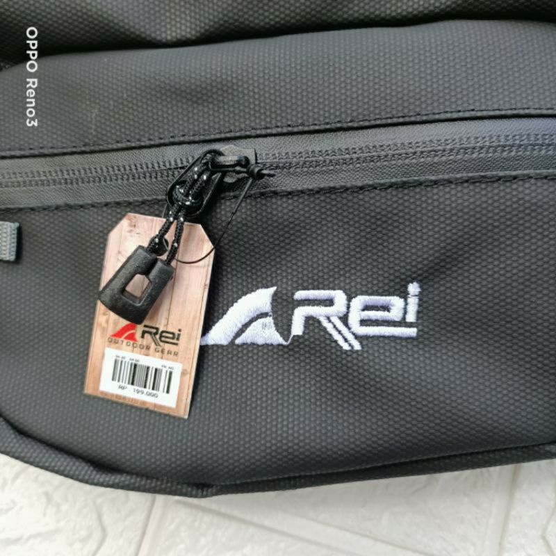 Tas Selempang Pria AREI Outdoorgear Waterproof Waist Bag Hezel Pria Anti Air Anti Sobek Premium Murah