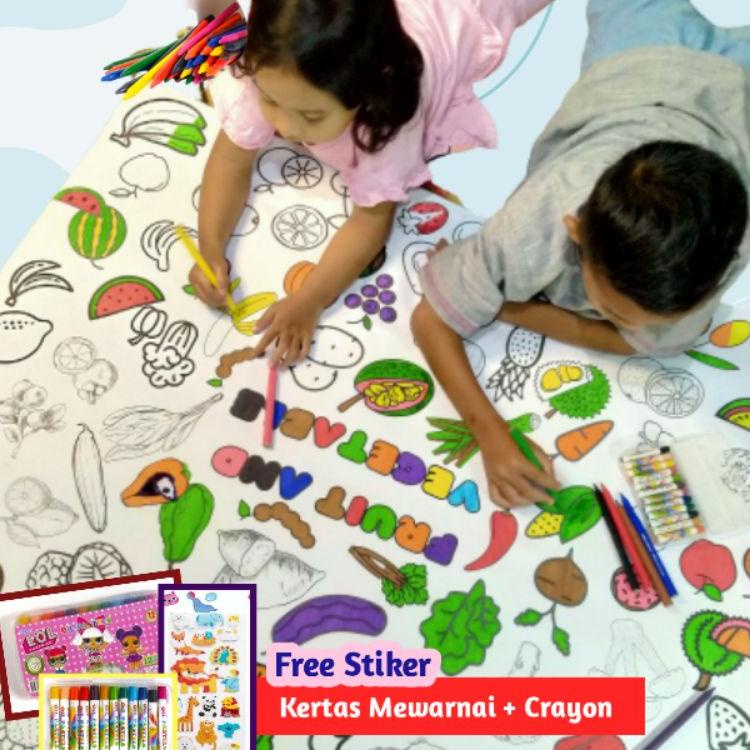 

Fitur utama COLORING ME Kertas Mewarnai Jumbo Besar Poster Mewarnai Jumbo ukuran 119cm x 84cm ,.,.,.,,