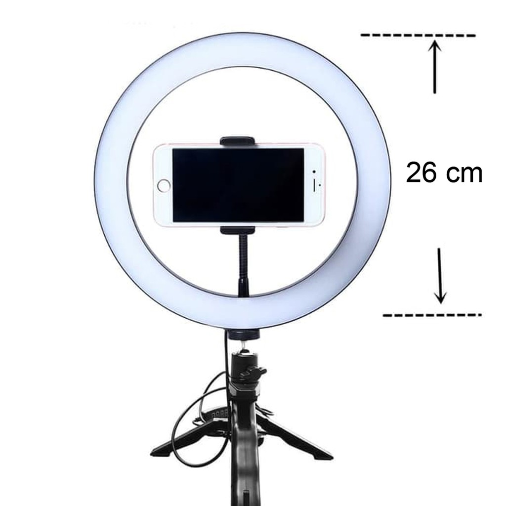 SIAP KIRIM!!! RINGLIGHT 16 26 CM / TRIPOD BESI RING LIGHT MAKE UP 16 26 CM TIKTOK LAMPU RIAS SMARTPHONE HP 26 16 CM / YBS