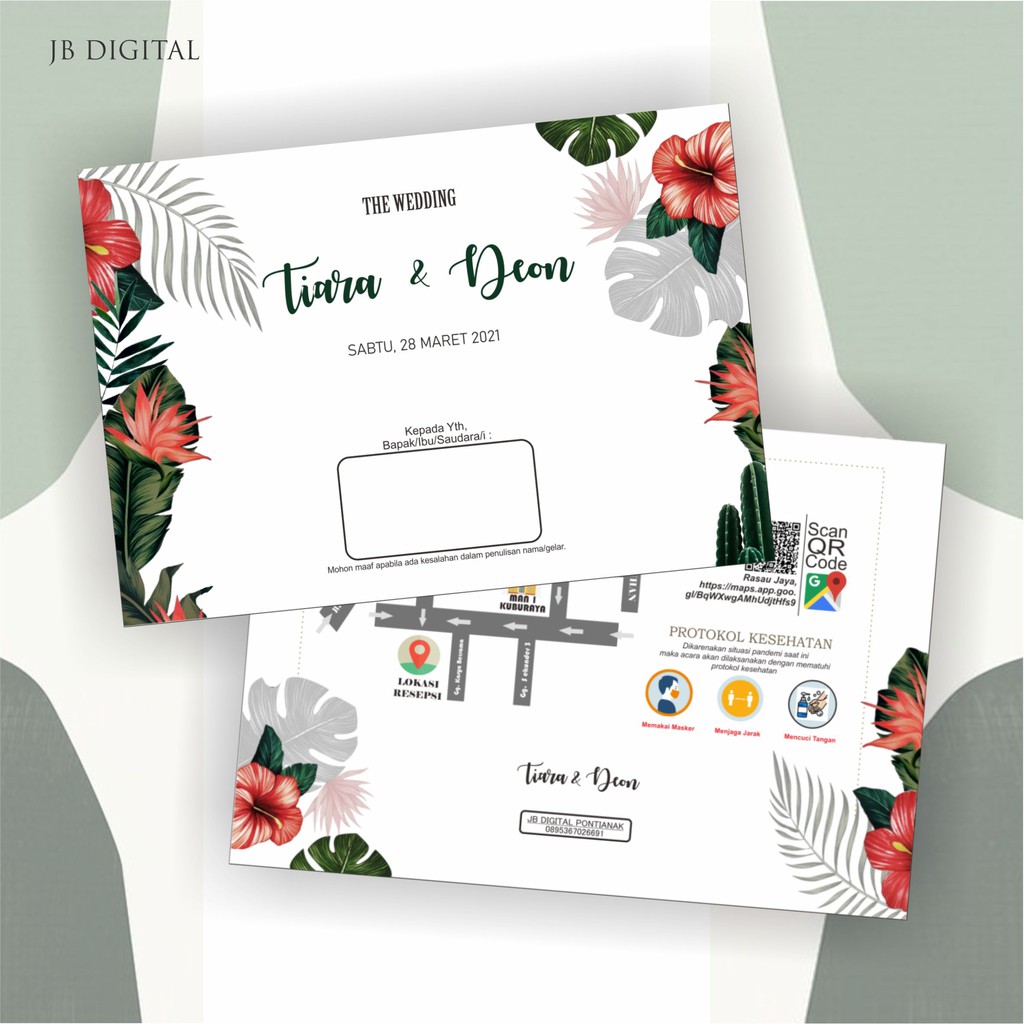 Undangan Pernikahan Desain Baru (Gratis Video Undangan Digital)