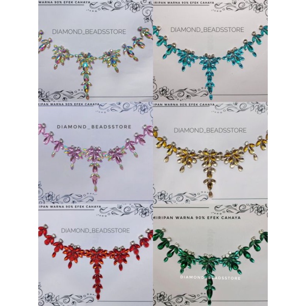 PAYET RANGKAI PREMIUM / PAYET KRISTAL JAHIT / PAYET LEHER