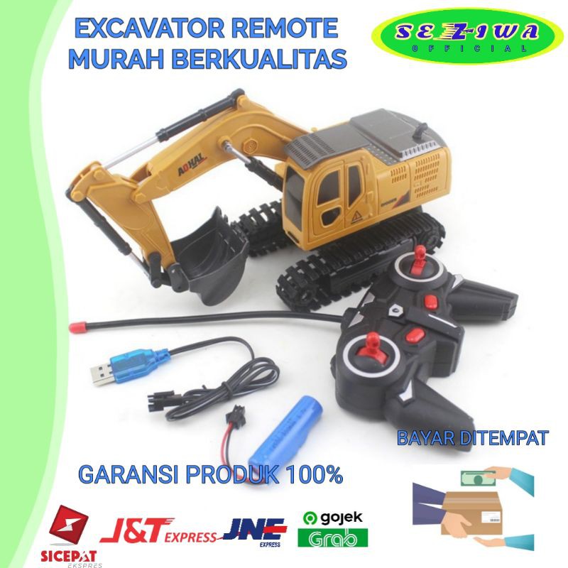 Excavator RC Beko Remot Alloy Mainan Beko Murah