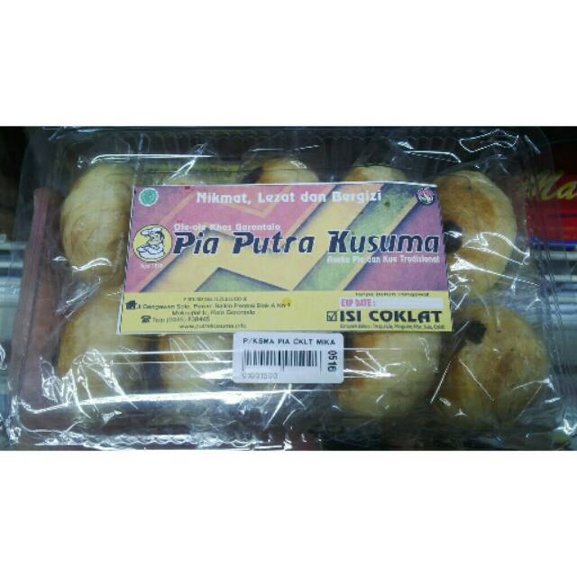 Putra Kusuma Pia Kotak Mika 350 gr - Ole-Ole / Jajanan / Cemilan / Kue Khas Manado / Gorontalo