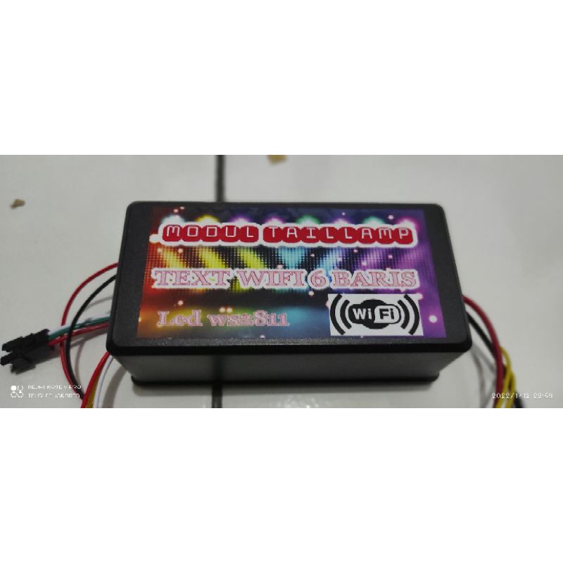 MODUL TAIL LAMP 6 baris TEXT WIFI