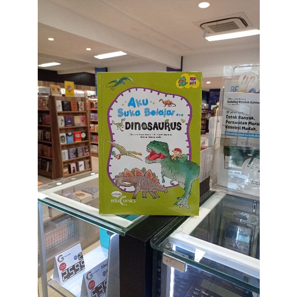 Educomics Aku Suka Belajar Dinosaurus HC - Original Gramedia